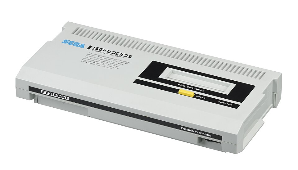 Console de jeux vidéo SG-1000 II (parfois appelée SG-1000 Mark II)