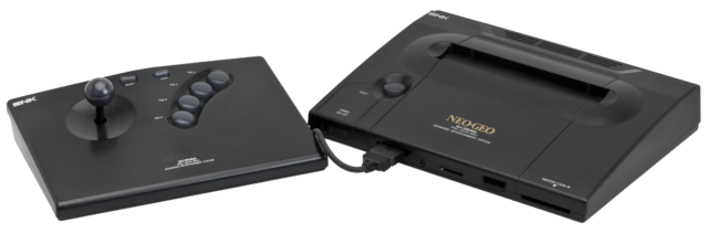 La console de jeux vidéo Neo-Geo AES