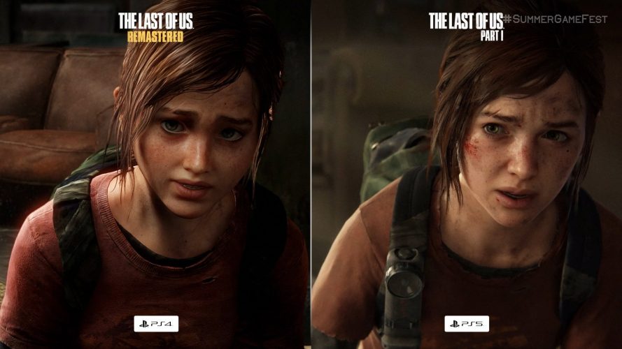 Comparaison entre le remake de The Last of Us Part I sur PS5 et le remaster sur PS4.