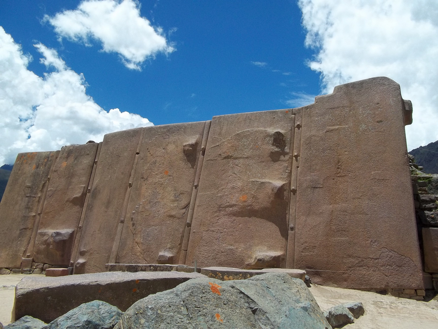 Mur des Six Monolithes, Ollantaytambo, Pérou