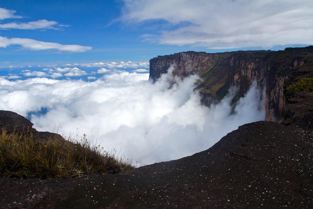 Les parois du mont Roraima